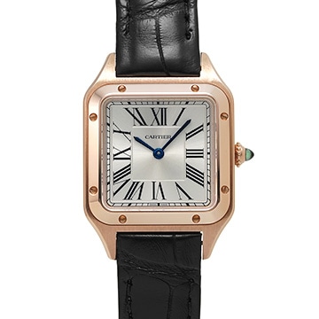 カルティエ サントスデュモン SM WGSA0022 シルバー レディース 時計 【中古】【wristwatch】