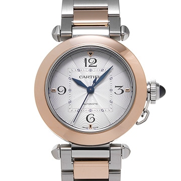 カルティエ パシャ ドゥ カルティエ 35mm W2PA0008 シルバー ユニセックス 時計 【中古】【wristwatch】