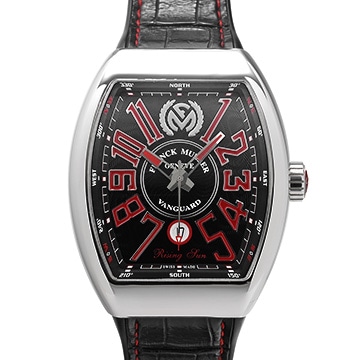 フランクミュラー ヴァンガード ライジングサン V45SCDTRSUN ACRG ブラック メンズ 時計 【中古】【wristwatch】