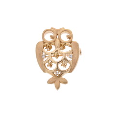 タサキ フクロウブローチ ゴールド K18イエローゴールド YG レディース ジュエリー 【中古】【jewelry】