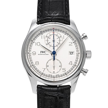 IWC ポルトギーゼ クロノグラフ クラシック IW390403 シルバー メンズ 時計 【中古】【wristwatch】