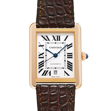カルティエ タンク ソロ XL W5200026 シルバー メンズ 時計 【中古】【wristwatch】