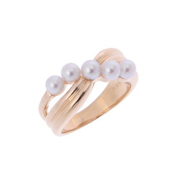 タサキ パールリング ゴールド K18イエローゴールド YG レディース ジュエリー 【中古】【jewelry】