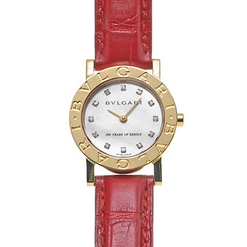 ブルガリ ブルガリブルガリ BB26GL ホワイトシェル/ダイヤモンド レディース 時計 【中古】【wristwatch】
