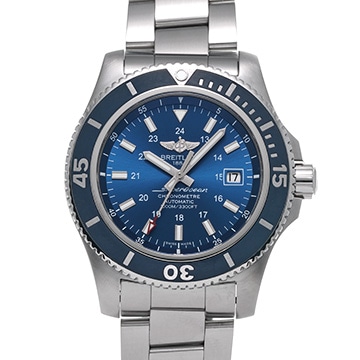 ブライトリング スーパーオーシャン II 44 A17392D8/C910 ブルー メンズ 時計 【中古】【wristwatch】