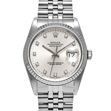ロレックス デイトジャスト 16234G シルバー/ダイヤモンド メンズ 時計 【中古】【wristwatch】