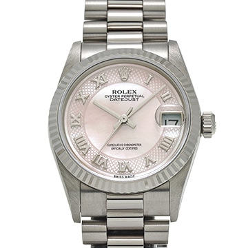 ロレックス デイトジャスト 68279NRD ピンクシェル ユニセックス 時計 【中古】【wristwatch】