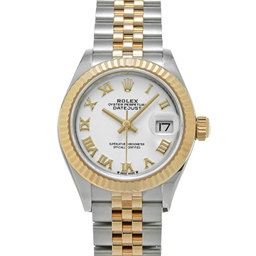 ロレックス レディ デイトジャスト 28 279173 ホワイト レディース 時計 【中古】【wristwatch】