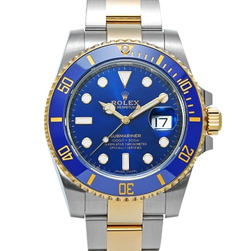 ロレックス サブマリーナ デイト 116613LB ブルー メンズ 時計 【中古】【wristwatch】
