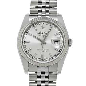 ロレックス デイトジャスト 116234 シルバー メンズ 時計 【中古】【wristwatch】