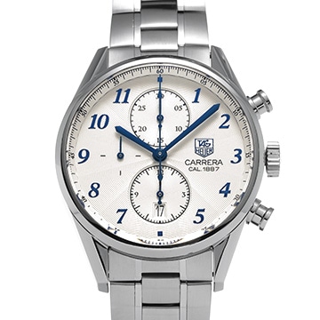タグ ホイヤー カレラ ヘリテージ クロノグラフ キャリバー1887 CAR2114.FC6292 シルバー メンズ 時計 【中古】【wristwatch】