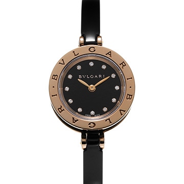 ブルガリ ビーゼロワン BZP23SG ブラック/ダイヤモンド レディース 時計 【中古】【wristwatch】