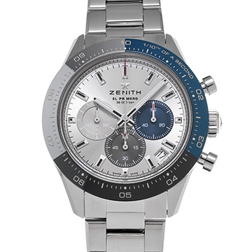 ゼニス クロノマスター スポーツ ブティックエディション 03.3103.3600/69.M3100 シルバー メンズ 時計 【中古】【wristwatch】