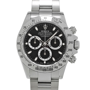ロレックス コスモグラフ デイトナ 116520 ブラック メンズ 時計 【中古】【wristwatch】