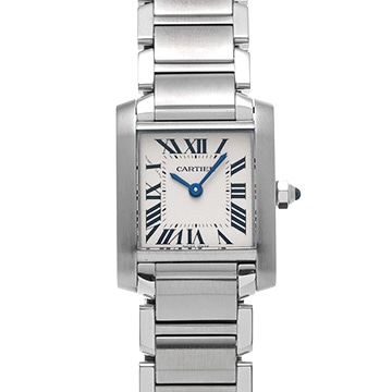 カルティエ タンクフランセーズ SM　 W51008Q3 シルバー レディース 時計 【中古】【wristwatch】