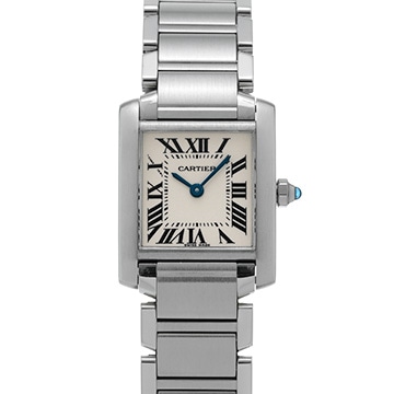 カルティエ タンクフランセーズ SM　 W51008Q3 シルバー レディース 時計 【中古】【wristwatch】