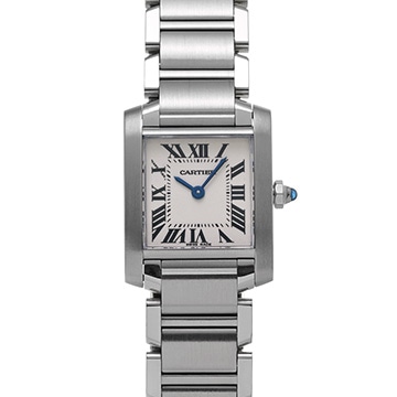カルティエ タンクフランセーズ SM　 W51008Q3 シルバー レディース 時計 【中古】【wristwatch】