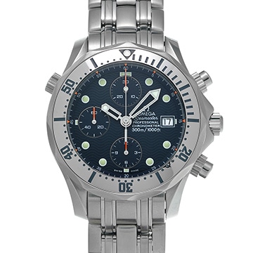 オメガ シーマスター プロフェッショナル 300 クロノグラフ 2598.80 ネイビー メンズ 時計 【中古】【wristwatch】