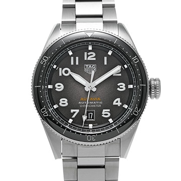 タグ ホイヤー オータヴィア キャリバー5 クロノメーター WBE5114.EB0173 ブラック メンズ 時計 【中古】【wristwatch】