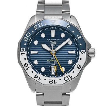 タグ ホイヤー アクアレーサー プロフェッショナル 300 キャリバー7 GMT WBP2010.BA0632 ブルー メンズ 時計 【中古】【wristwatch】
