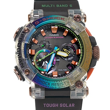 カシオ G-SHOCK フロッグマン  ボルネオ・レインボー・トード GWF-A1000BRT-1AJR ブラック メンズ 時計 【中古】【wristwatch】