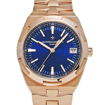 ヴァシュロン コンスタンタン オーバーシーズ 4500V/110R-B705 ブルー メンズ 時計 【中古】【wristwatch】