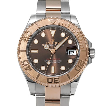 ロレックス ヨットマスター 37 268621 チョコレートブラウン ユニセックス 時計 【中古】【wristwatch】