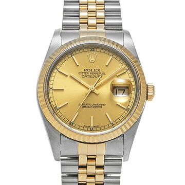 ロレックス デイトジャスト  16233 シャンパン メンズ 時計 【中古】【wristwatch】