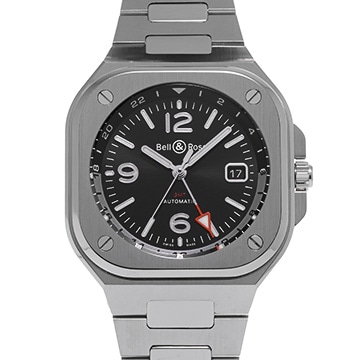 ベル＆ロス BR 05 GMT ブラック BR05G-BL-ST/SST ブラック メンズ 時計 【中古】【wristwatch】