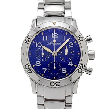 ブレゲ アエロナバル タイプXX 3807ST/J2/SW9 ブルー メンズ 時計 【中古】【wristwatch】