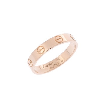 カルティエ ミニラブリング #52 ゴールド CRB4085052 K18イエローゴールド YG レディース ジュエリー 【中古】【jewelry】