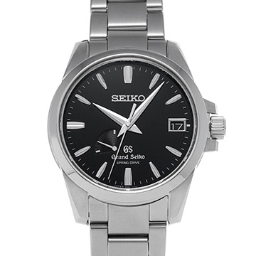 グランドセイコー ヘリテージコレクション スプリングドライブ SBGA027 ブラック メンズ 時計 【中古】【wristwatch】