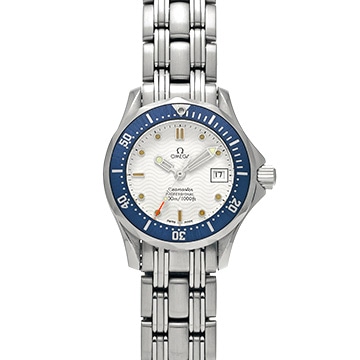 オメガ シーマスター 300 2583.20 ブルー レディース 時計 【中古】【wristwatch】
