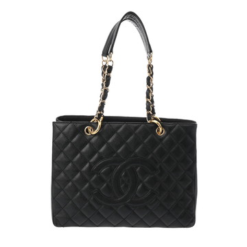 シャネル マトラッセ GST チェーントート ブラック A50995 キャビアスキン レディース バッグ 【中古】【bag】