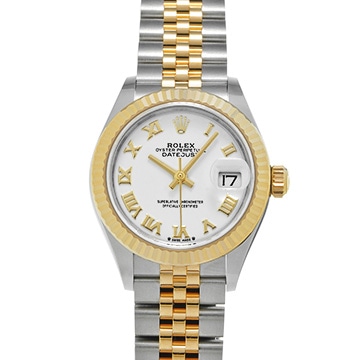 ロレックス レディ デイトジャスト 28 279173 ホワイト レディース 時計 【中古】【wristwatch】