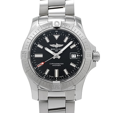 ブライトリング アベンジャー オートマチック 43 A17318101B1A1 ブラック メンズ 時計 【中古】【wristwatch】