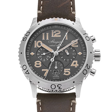ブレゲ トランスアトランティック タイプXXI 3817ST/X2/3ZU スレートグレー メンズ 時計 【中古】【wristwatch】