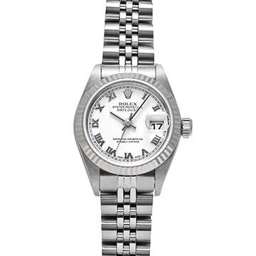 ロレックス デイトジャスト 79174 ホワイト レディース 時計 【中古】【wristwatch】
