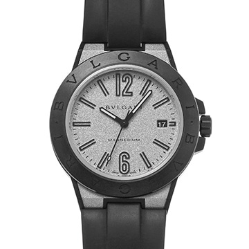 ブルガリ ディアゴノ マグネシウム DG41SMC シルバー メンズ 時計 【中古】【wristwatch】