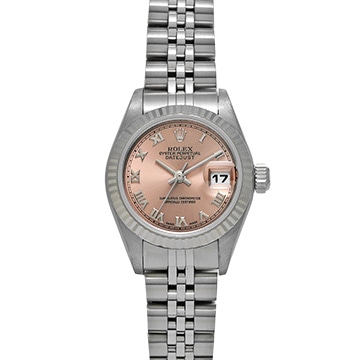 ロレックス デイトジャスト 79174 ピンク レディース 時計 【中古】【wristwatch】