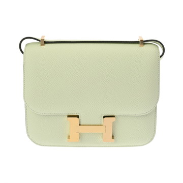 エルメス コンスタンス ミニ18 ミロワール ヴェールフィズ ヴォーエプソン レディース バッグ 【未使用】【bag】