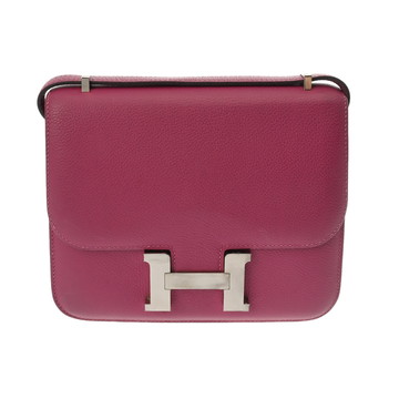 エルメス コンスタンス ミニ 18 ローズパープル エバーカラー レディース バッグ 【中古】【bag】