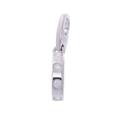 カルティエ ラブチャーム フルダイヤ K18ホワイトゴールド WG レディース ジュエリー 【中古】【jewelry】