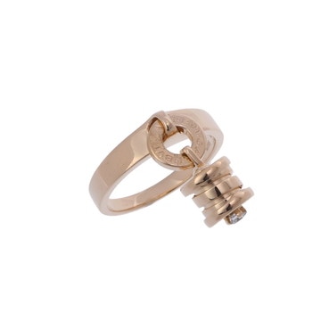 ブルガリ B.ZERO1エレメント リング 1PD ゴールド K18イエローゴールド YG レディース ジュエリー 【中古】【jewelry】