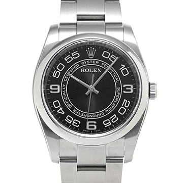 ロレックス オイスターパーペチュアル 36 116000 ブラック メンズ 時計 【中古】【wristwatch】