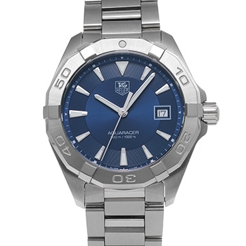 タグ ホイヤー アクアレーサー クォーツ WAY1112.BA0910 ブルー メンズ 時計 【中古】【wristwatch】