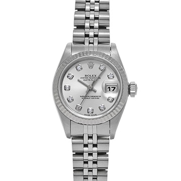 ロレックス デイトジャスト 79174G シルバー/ダイヤモンド レディース 時計 【中古】【wristwatch】