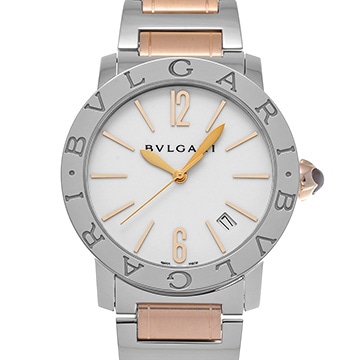 ブルガリ ブルガリブルガリ 37 mm BBL37S ホワイト メンズ 時計 【中古】【wristwatch】