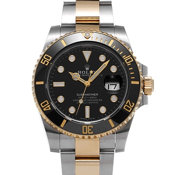 ロレックス サブマリーナ デイト 116613LN ブラック/ダイヤモンド メンズ 時計 【中古】【wristwatch】