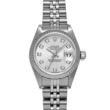 ロレックス デイトジャスト 79174G シルバー/ダイヤモンド レディース 時計 【中古】【wristwatch】